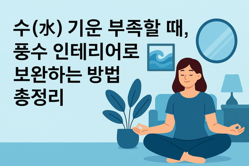 수(水) 기운 부족할 때