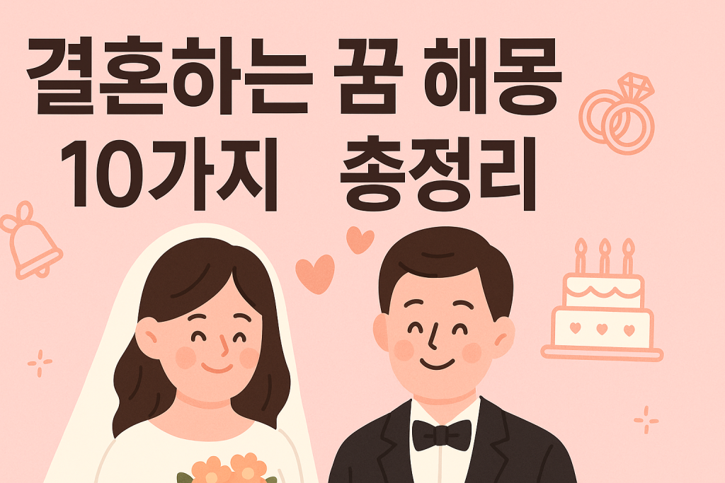 결혼하는 꿈