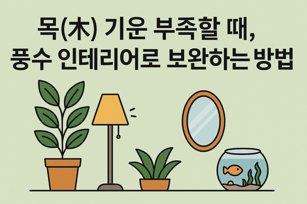 목(木) 기운 부족할 때