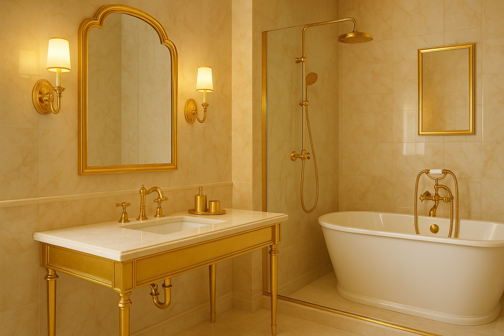 재물운 높이는 골드 풍수 인테리어