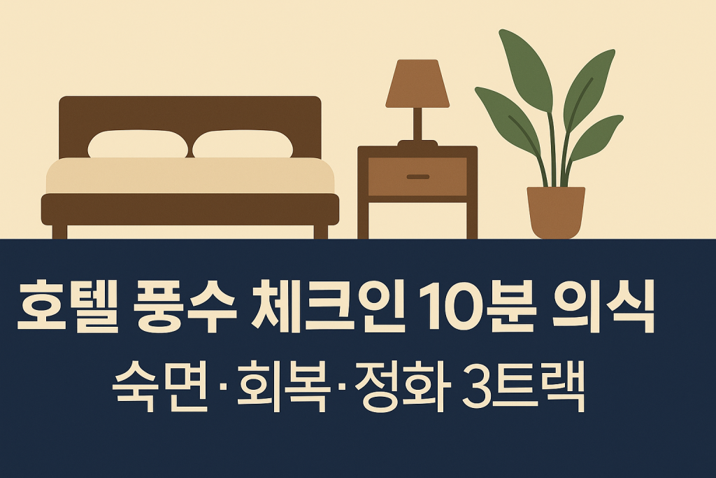 호텔 풍수 체크인