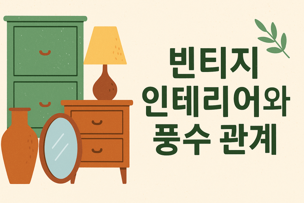 빈티지 인테리어와 풍수