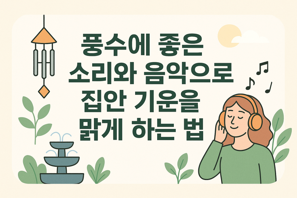풍수에 좋은 소리