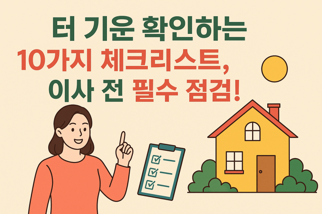 터 기운 확인하는 10가지